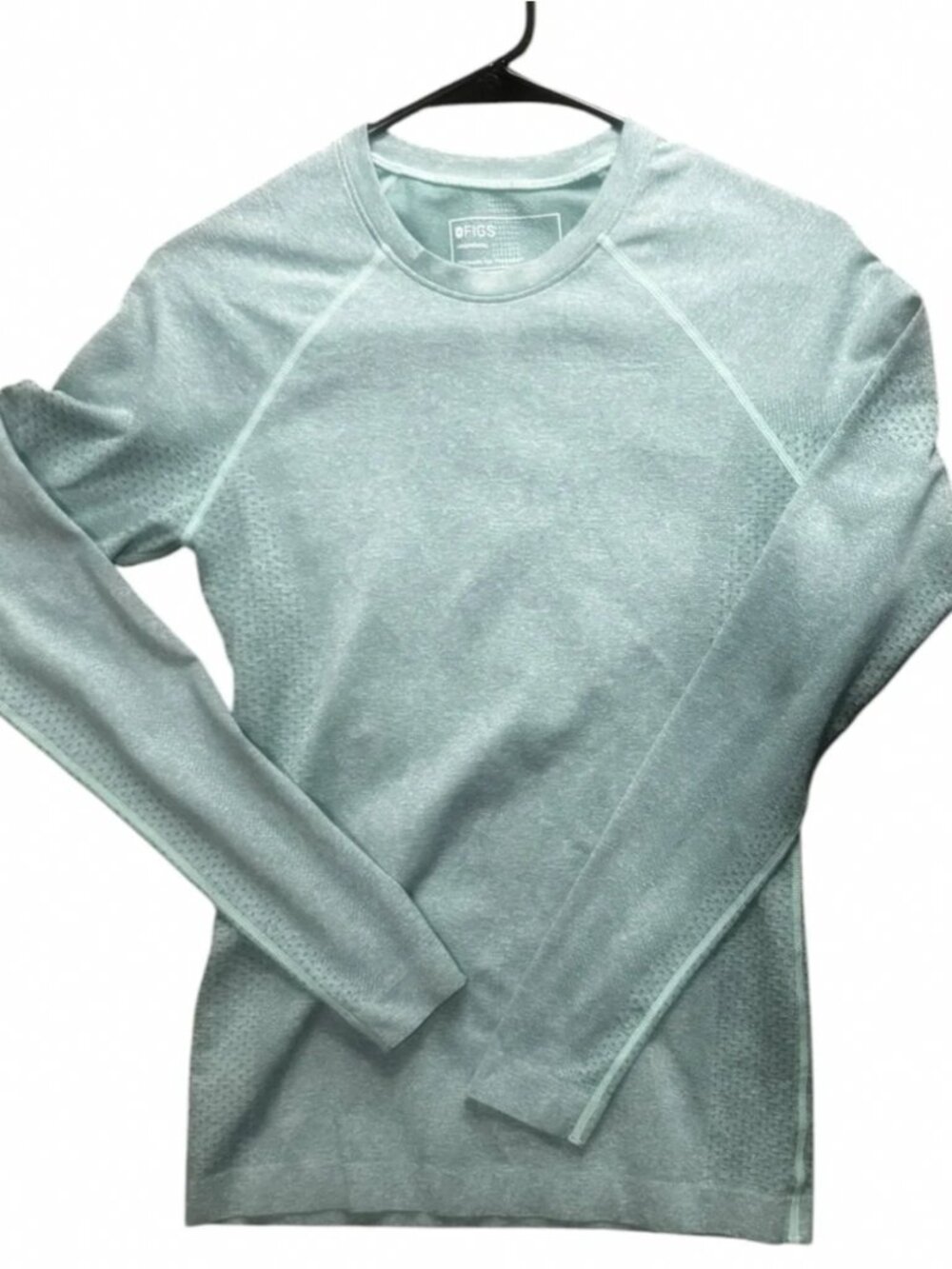 FIGS Seamless Salta Top Small Eucalyptus Scrub Top